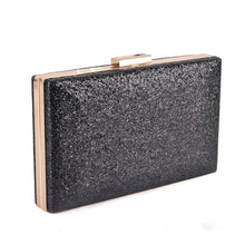 Load image into Gallery viewer, Black Glitter Clutch