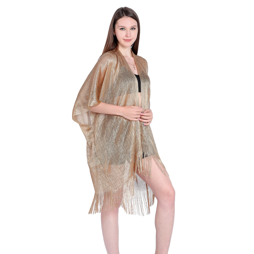 Gold kimono cardigan hotsell