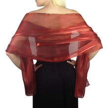 Load image into Gallery viewer, Ruby Red Silky Wedding Wrap
