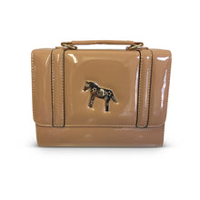 Load image into Gallery viewer, Khaki Horse Embossed Over Shoulder Bag