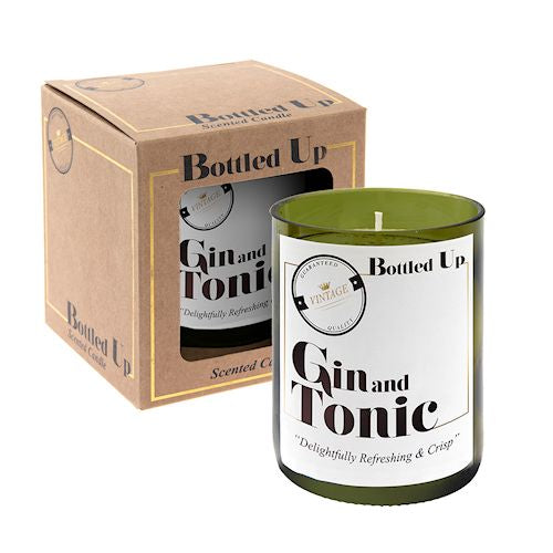 Gin And Tonic Bottle Candle