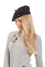 Load image into Gallery viewer, Black Pearl Beret