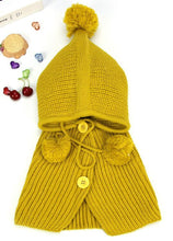Load image into Gallery viewer, Baby Girls Children&#39;s Kids Hooded Poncho Hat Scarf &amp; Snood 3-in-1