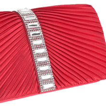 Load image into Gallery viewer, Red Satin Clutch