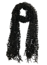 Load image into Gallery viewer, Black Sequin Scarf