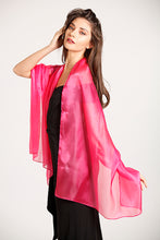 Load image into Gallery viewer, Hot Pink Silky Wedding Wrap