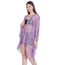 Load image into Gallery viewer, Purple Lace Kimono