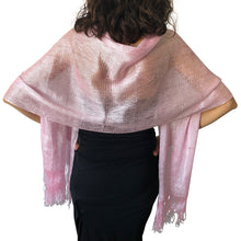 Load image into Gallery viewer, Light Pink Shimmer Shawl