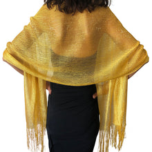Load image into Gallery viewer, Yellow Gold Shimmer Shawl