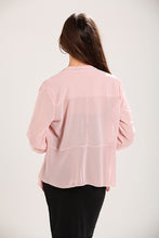 Load image into Gallery viewer, Pink Chiffon Jacket Style Cardigan