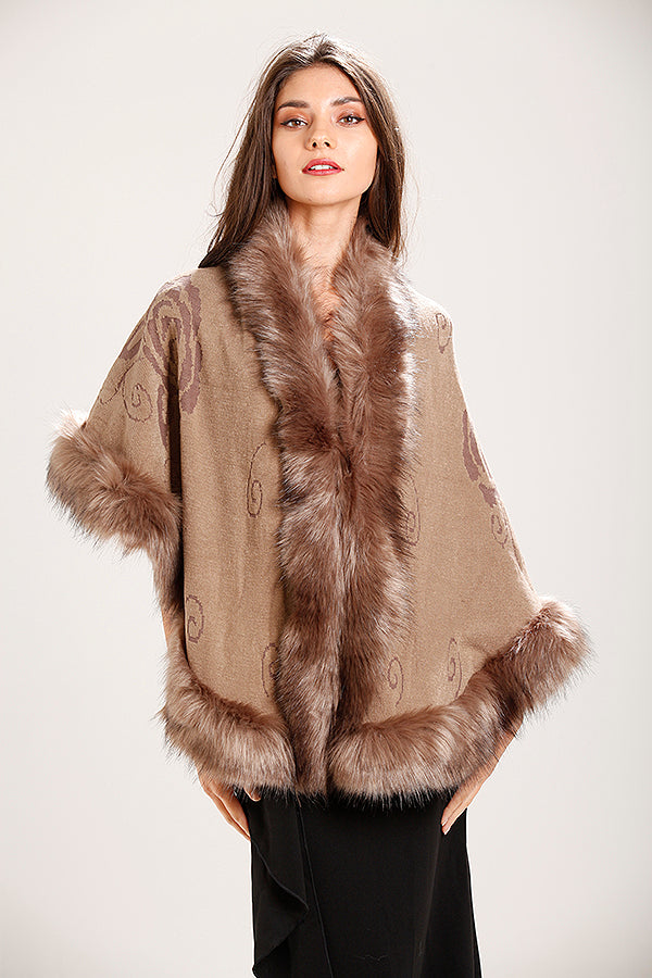 Fur capes hot sale for bridesmaids