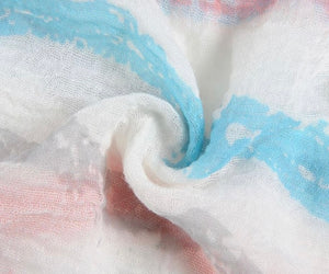 Colourful Wave Print Ultra-soft Scarf