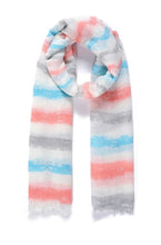Load image into Gallery viewer, Colourful Wave Print Ultra-soft Scarf