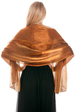 Load image into Gallery viewer, Brown Silky Wedding Wrap