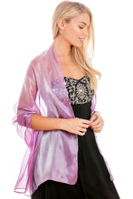 Load image into Gallery viewer, Lilac Silky Wedding Wrap