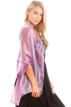 Load image into Gallery viewer, Lilac Silky Wedding Wrap