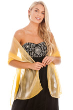 Load image into Gallery viewer, Yellow Gold Silky Wedding Wrap