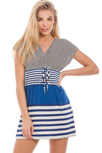 Load image into Gallery viewer, Striped Beach Dress S-M