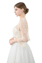 Load image into Gallery viewer, Ivory Lace Open Cardigan