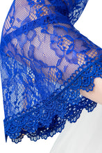 Load image into Gallery viewer, Cobalt Blue Lace Open Cardigan