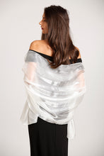 Load image into Gallery viewer, Ivory Silky Wedding Wrap Bridal Pashmina Scarf