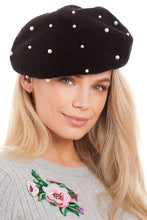 Load image into Gallery viewer, Black Pearl Beret