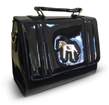 Load image into Gallery viewer, Black Horse Embossed Over Shoulder Bag