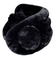 Load image into Gallery viewer, Luxury Vintage Faux Fur Scarf Snood With Bobble
