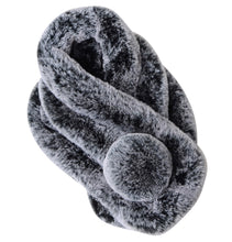 Load image into Gallery viewer, Luxury Vintage Faux Fur Scarf Snood With Bobble