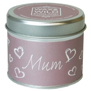 Sentiments Candle in Tin - Mum
