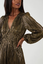 Load image into Gallery viewer, Gold Party Dress