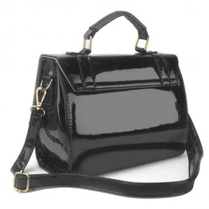 Black Horse Embossed Over Shoulder Bag